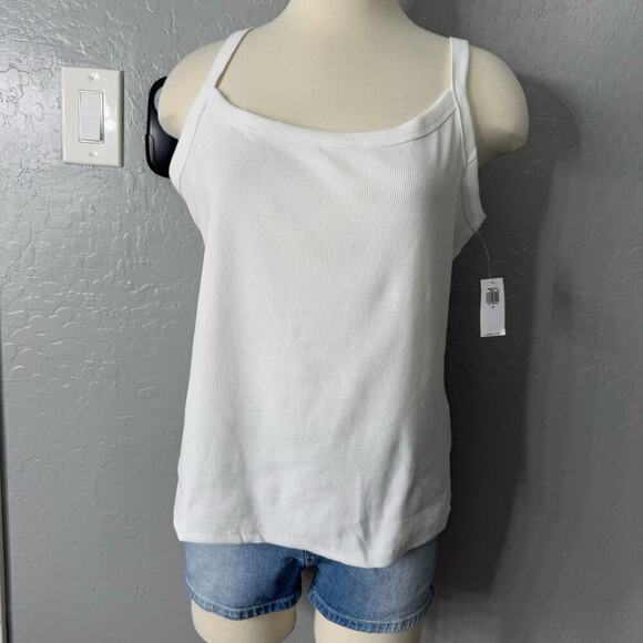 Old Navy Tops - Old Navy Womens Casual Fitted Tank Top, White, XL